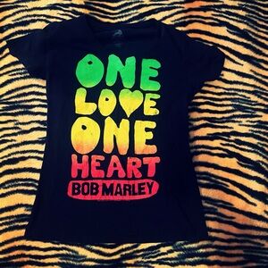 Zion Rootswear Black and Green Short Sleeve Tee